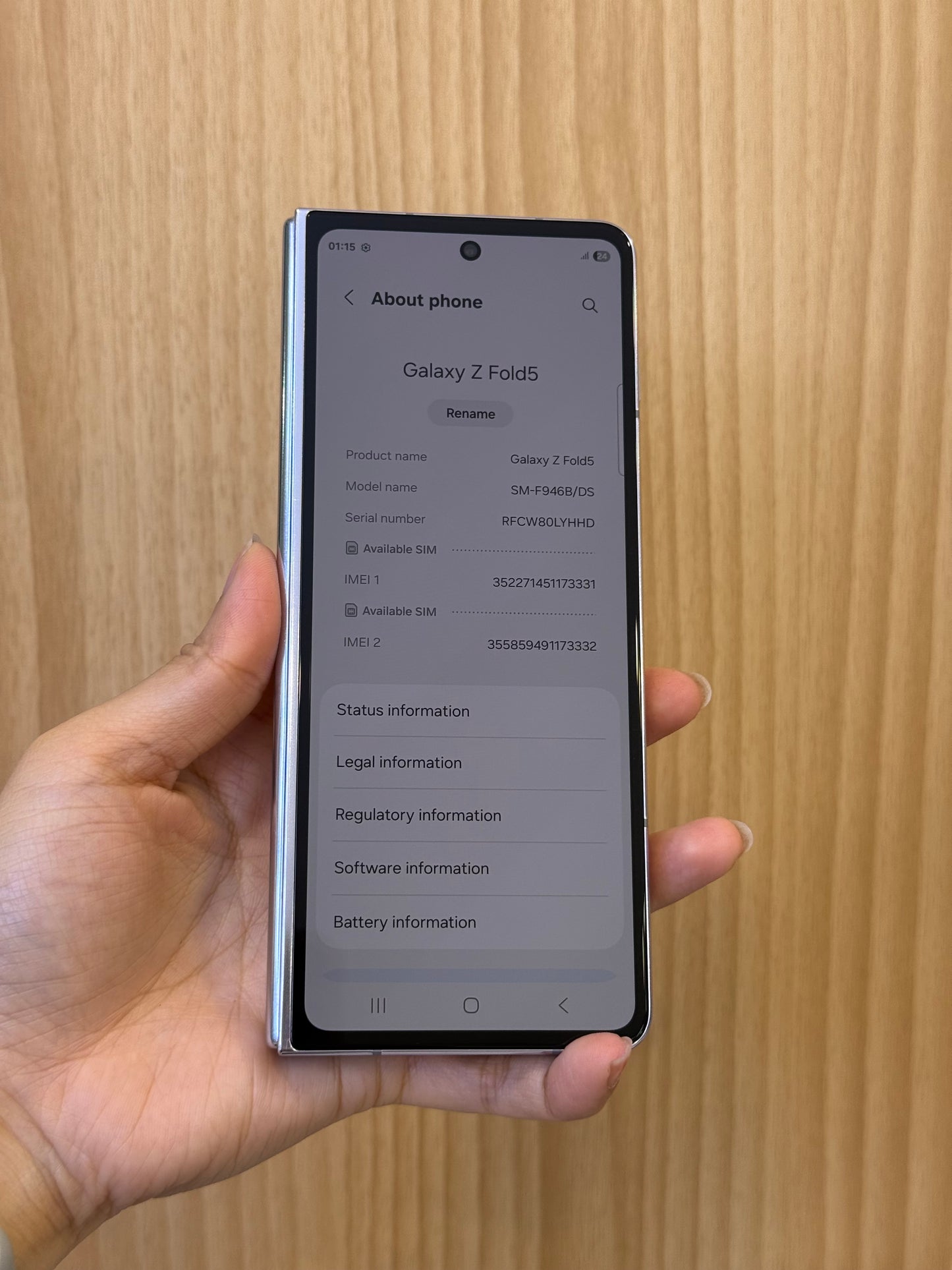 Samsung Galaxy Z Fold 5, 512GB *73331