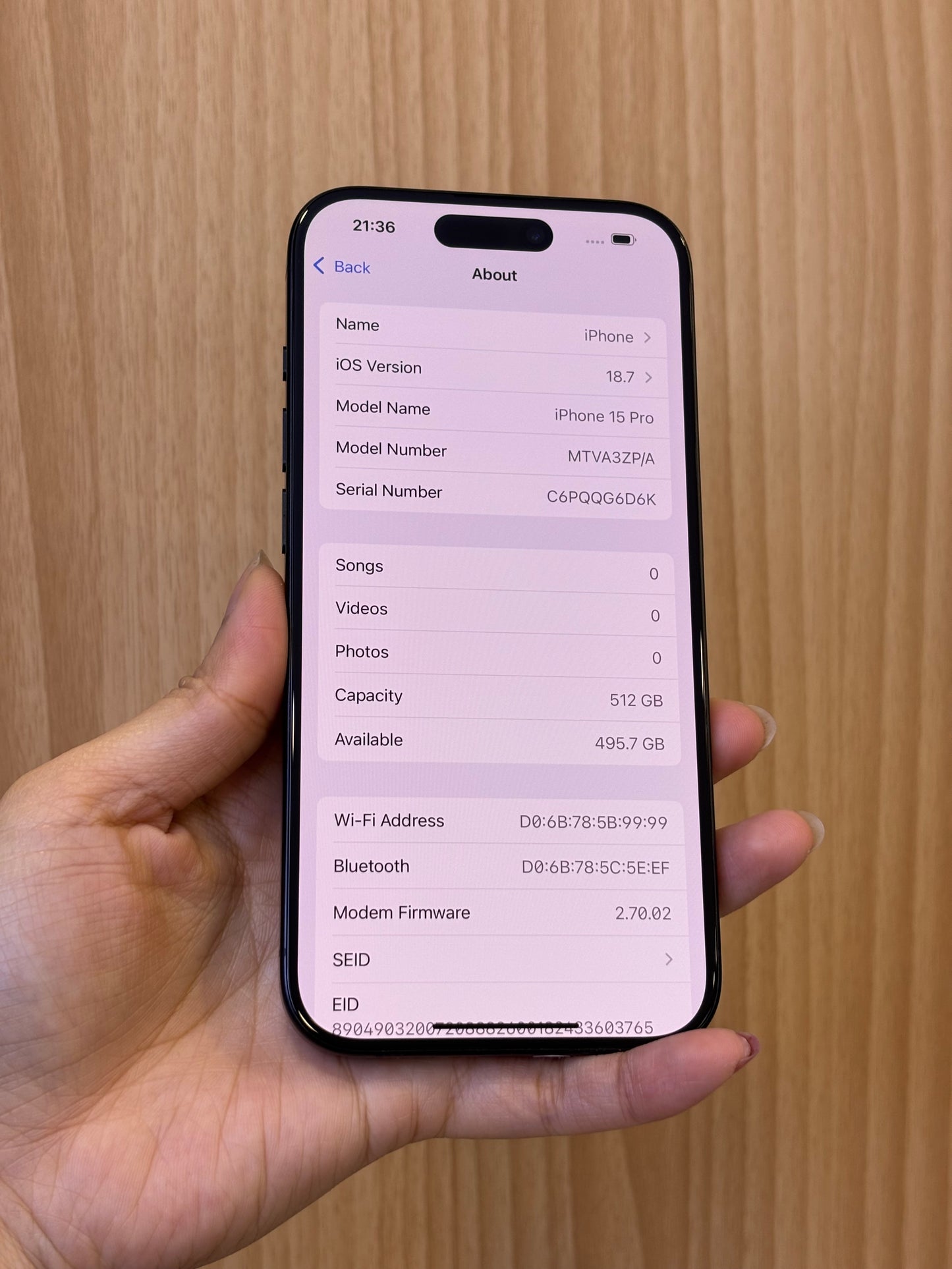 iPhone 15 Pro, 512GB (Grade A) *45767