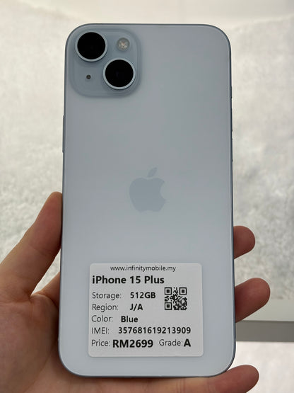 iPhone 15 Plus, 512GB (Grade A) *13909