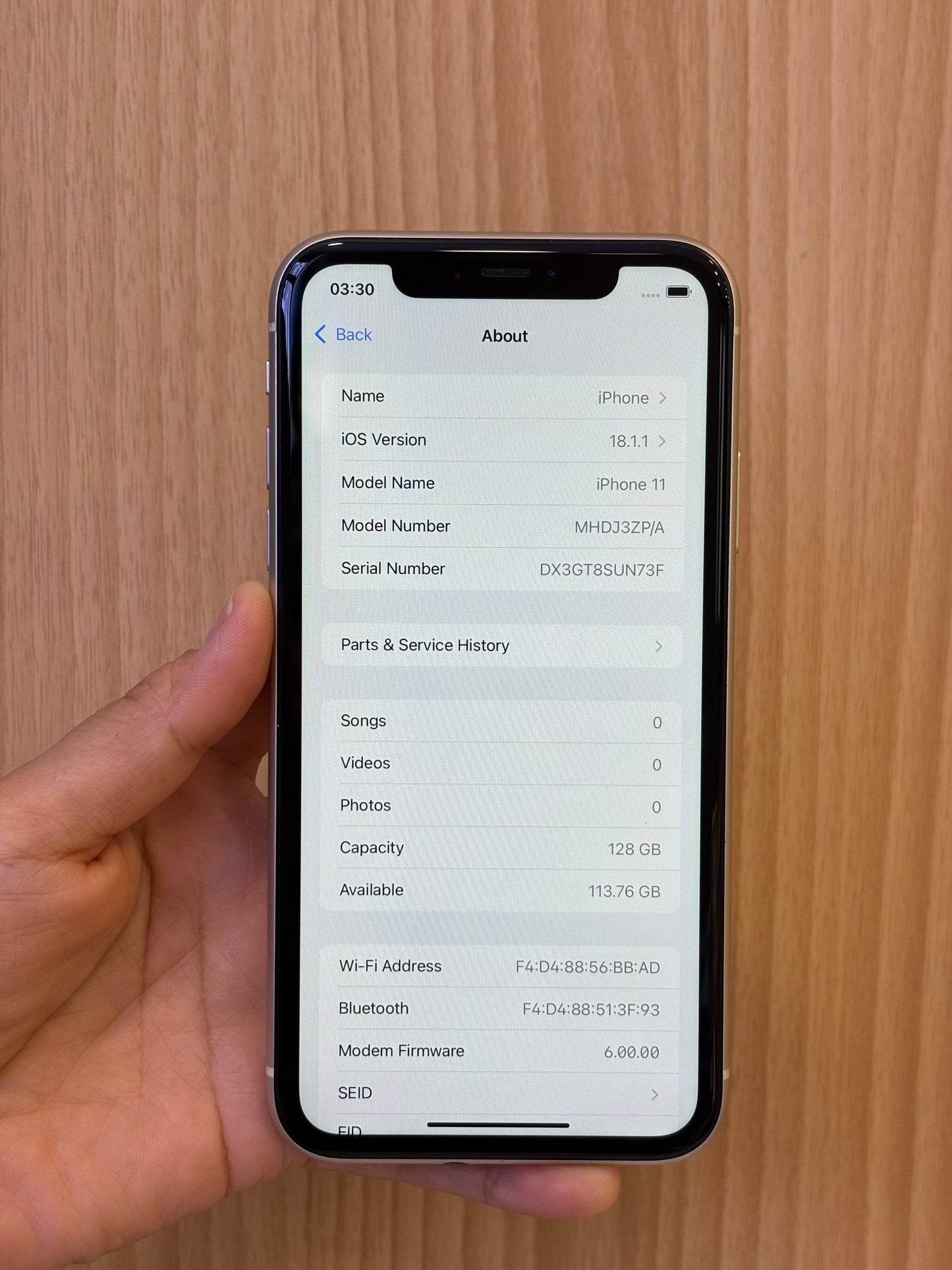 iPhone 11, 128GB (Grade AB) *12358