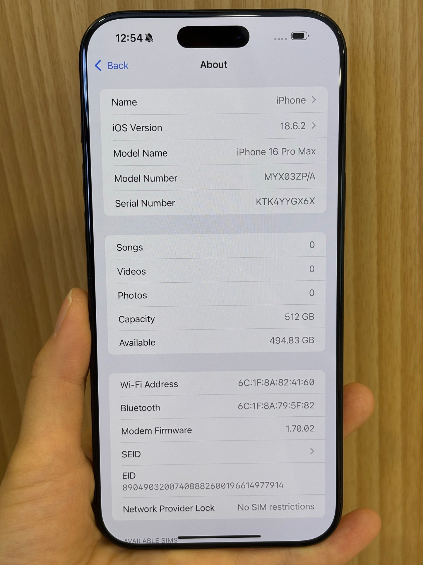 iPhone 16 Pro Max, 512GB (Grade A) *99128