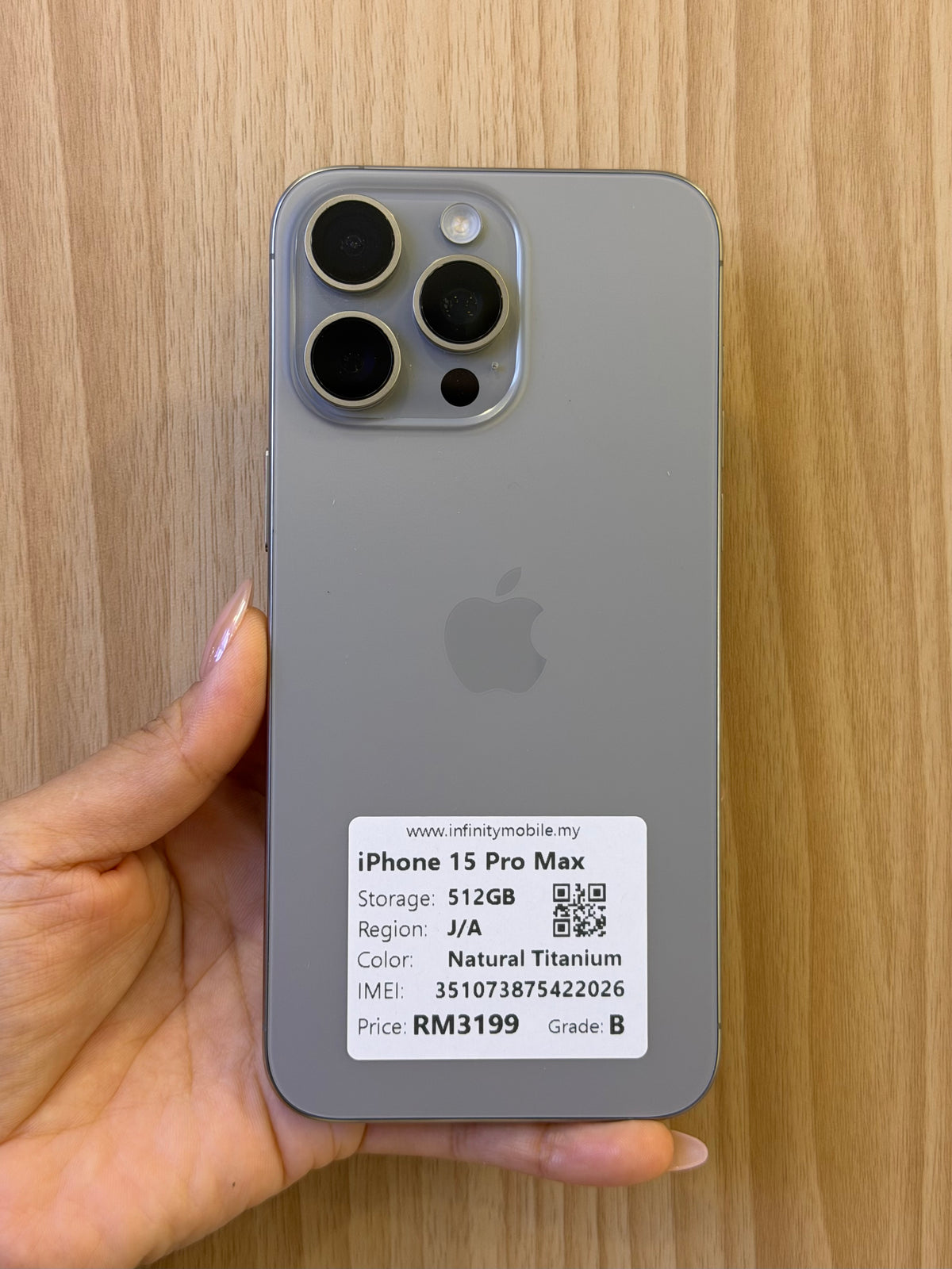 iPhone 15 Pro Max, 512GB (Grade B) *22026