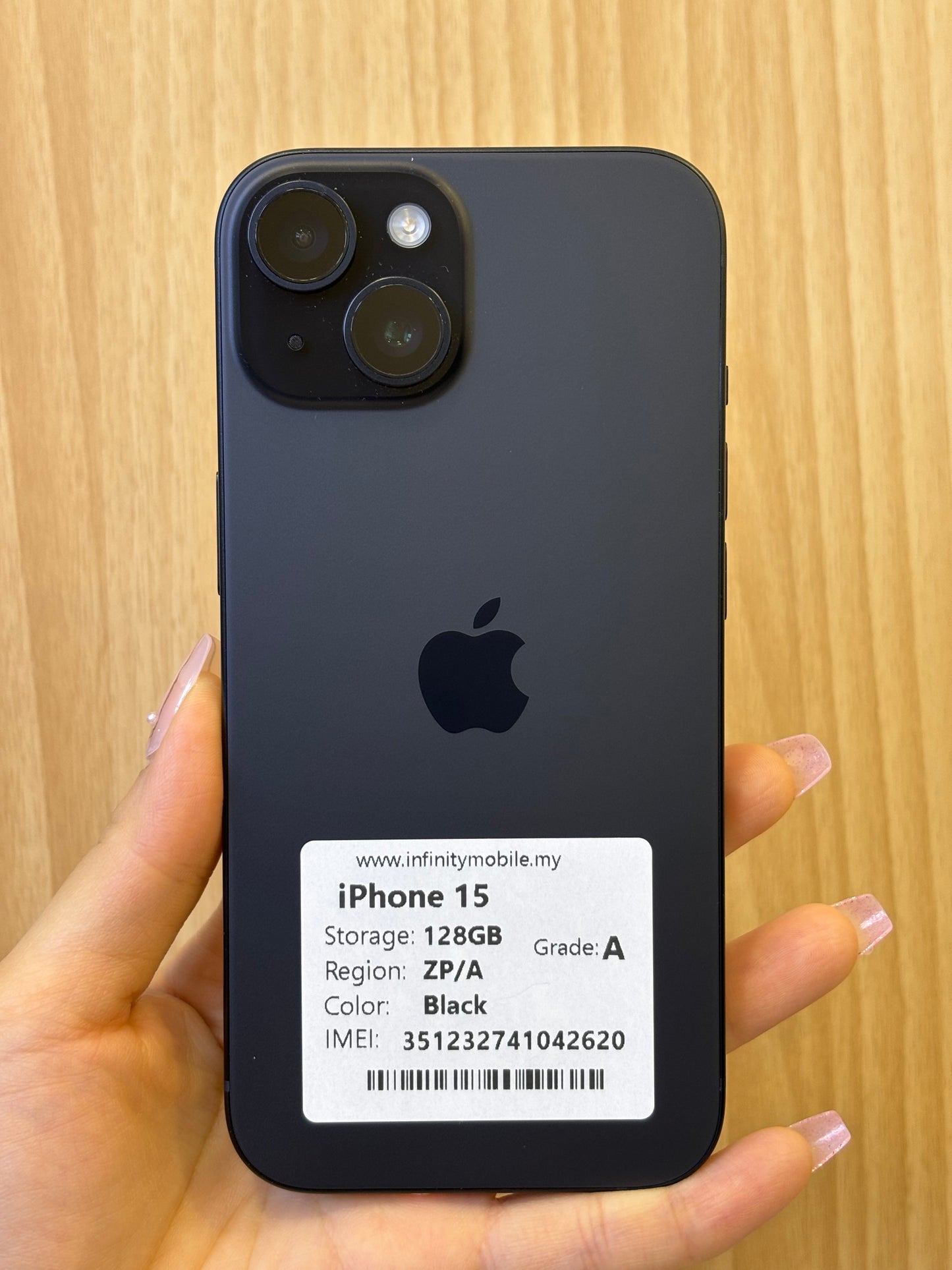 iPhone 15, 128GB (Grade A) *42620