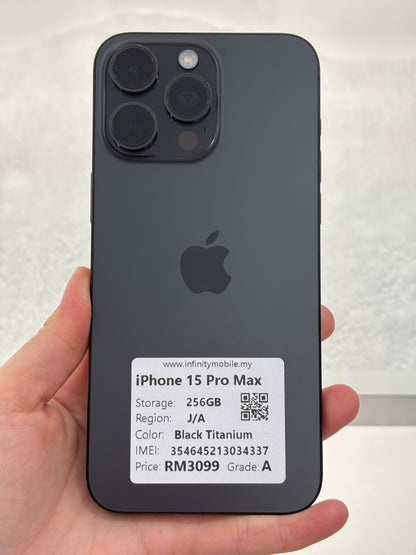 iPhone 15 Pro Max, 256GB (Grade A) *34337
