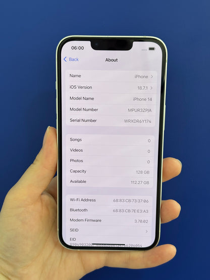 iPhone 14, 128GB (Grade B) *55163