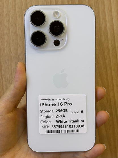 iPhone 16 Pro, 256GB (Grade A) *10938