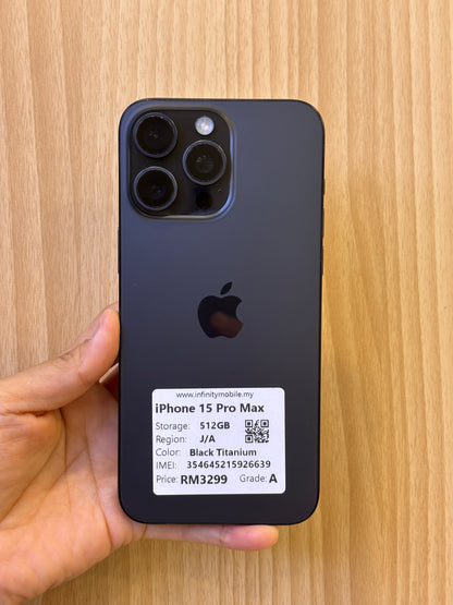 iPhone 15 Pro Max, 512GB (Grade A) *26639