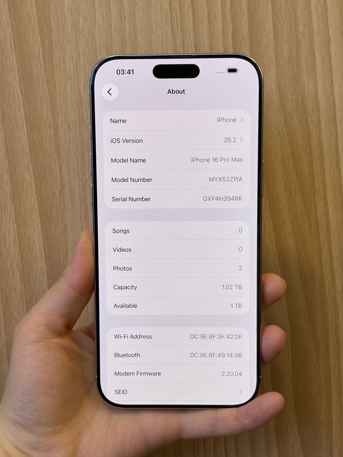iPhone 16 Pro Max, 1TB (Grade A) *58252
