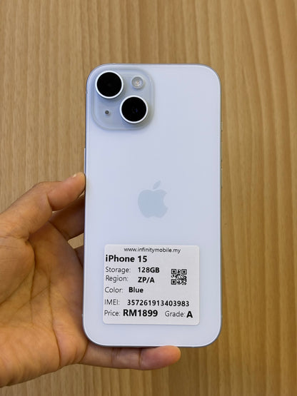 iPhone 15, 128GB (Grade A) *03983