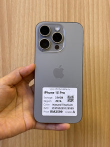 iPhone 15 Pro, 256GB (Grade A) *28589