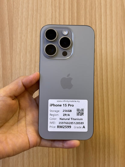 iPhone 15 Pro, 256GB (Grade A) *28589