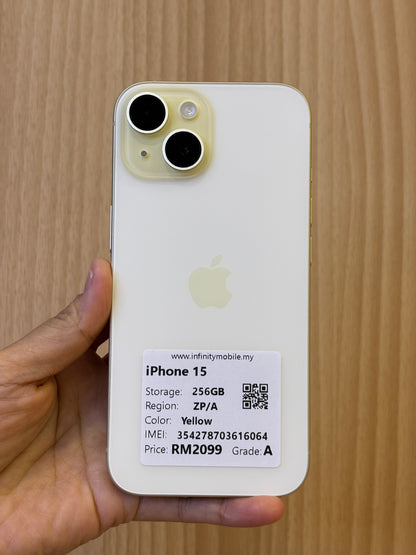 iPhone 15, 256GB (Grade A) *16064
