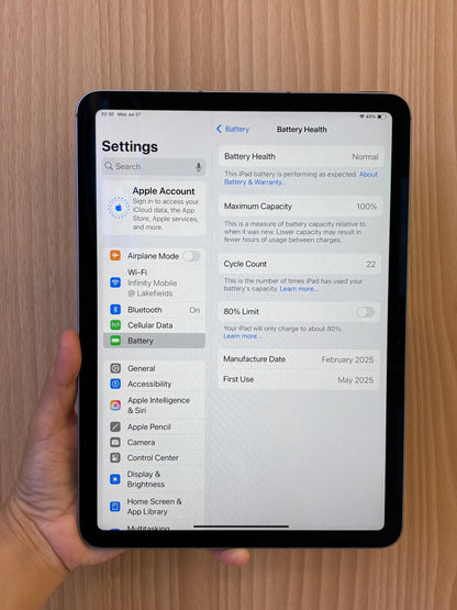 iPad Air 11-inch (M3) Cellular, 128GB (Grade A) *66973