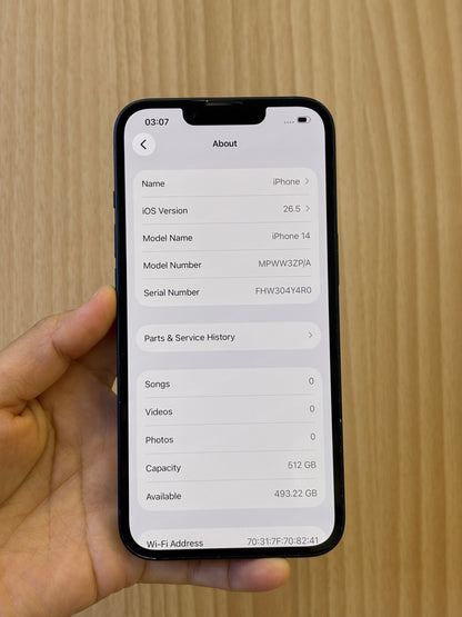 iPhone 14, 512GB (Grade B) *75115