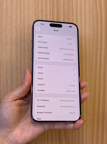 iPhone 15 Pro Max, 512GB (Grade A) *90148