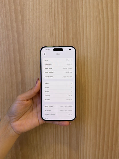 iPhone 15 Plus, 128GB (Grade B) *02605