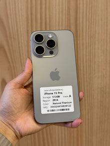 iPhone 15 Pro Natural Titanium, 512GB (Grade A) *38122
