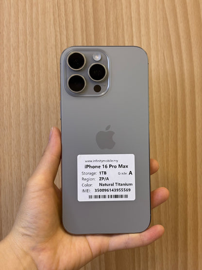 iPhone 16 Pro Max, 1TB (Grade A) *55569