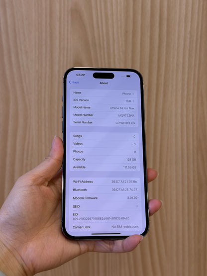 iPhone 14 Pro Max, 128GB (Grade A) *69453
