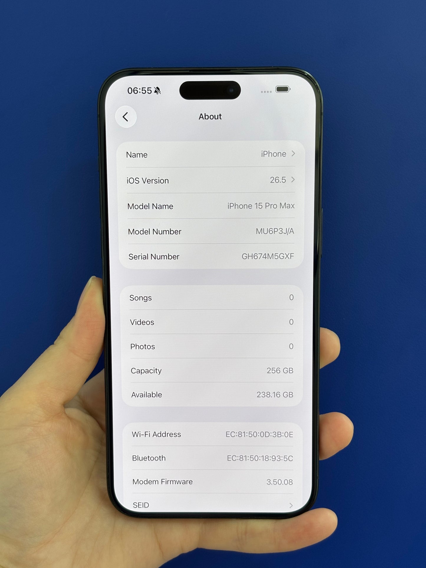 iPhone 15 Pro Max, 256GB (Grade A) *34337