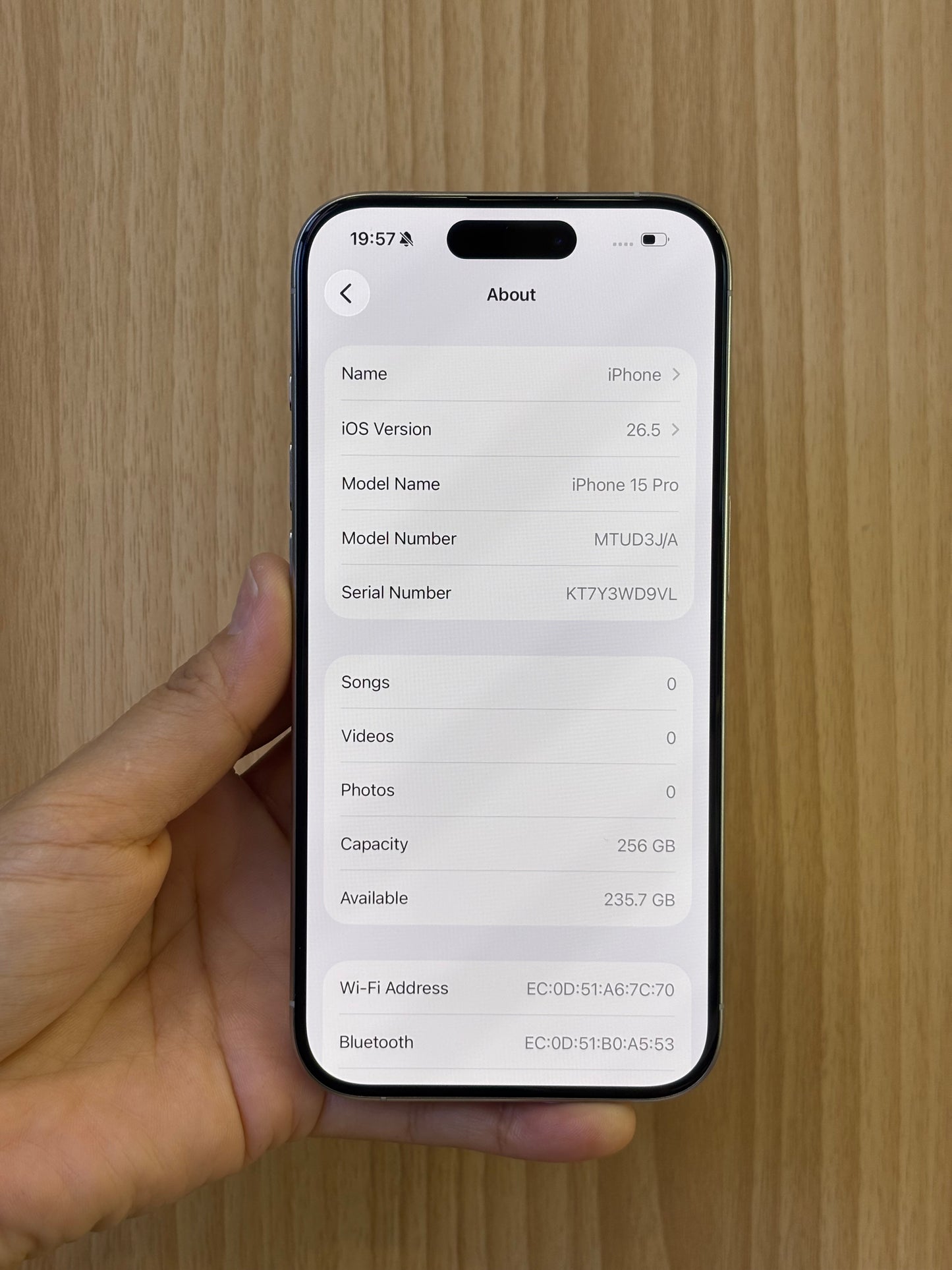iPhone 15 Pro, 256GB (Grade A) *06090