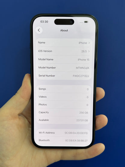 iPhone 15, 256GB (Grade A) *97033