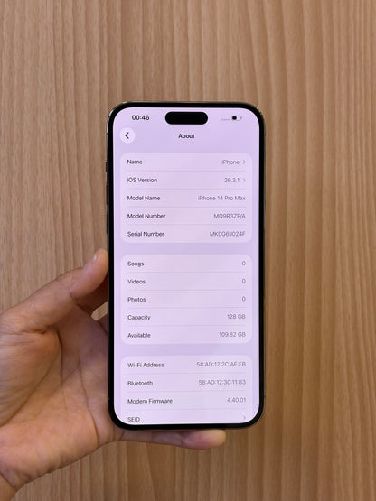 iPhone 14 Pro Max, 128GB (Grade A) *11311
