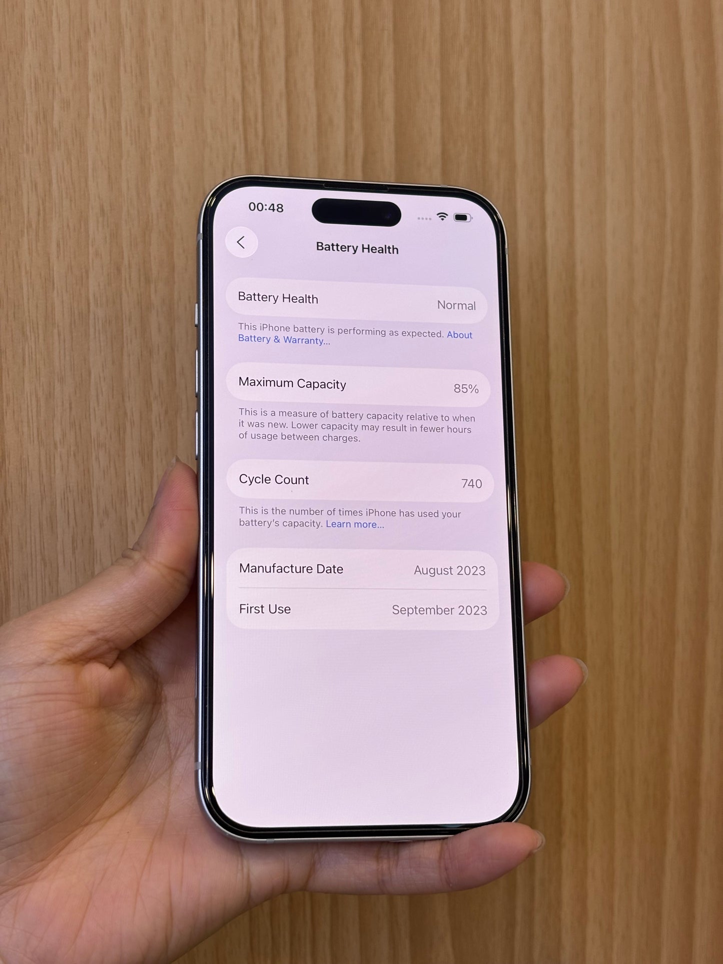 iPhone 15, 256GB (Grade A) *03160