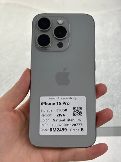 iPhone 15 Pro, 256GB (Grade B) *28777
