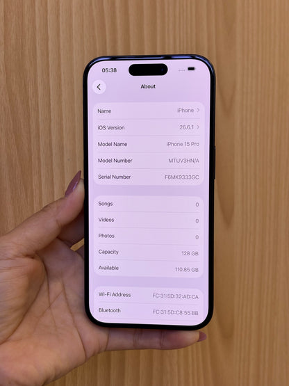 iPhone 15 Pro, 128GB (Grade A) *87156