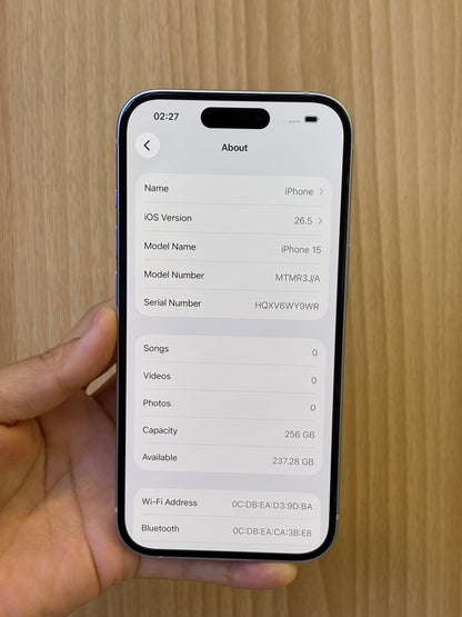 iPhone 15, 256GB (Grade B) *93259