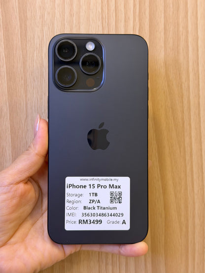 iPhone 15 Pro Max, 1TB (Grade A) *44029