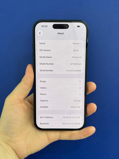 iPhone 15, 128GB (Grade A) *70302