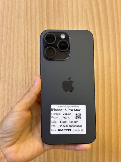 iPhone 15 Pro Max, 256GB (Grade B) * 38707