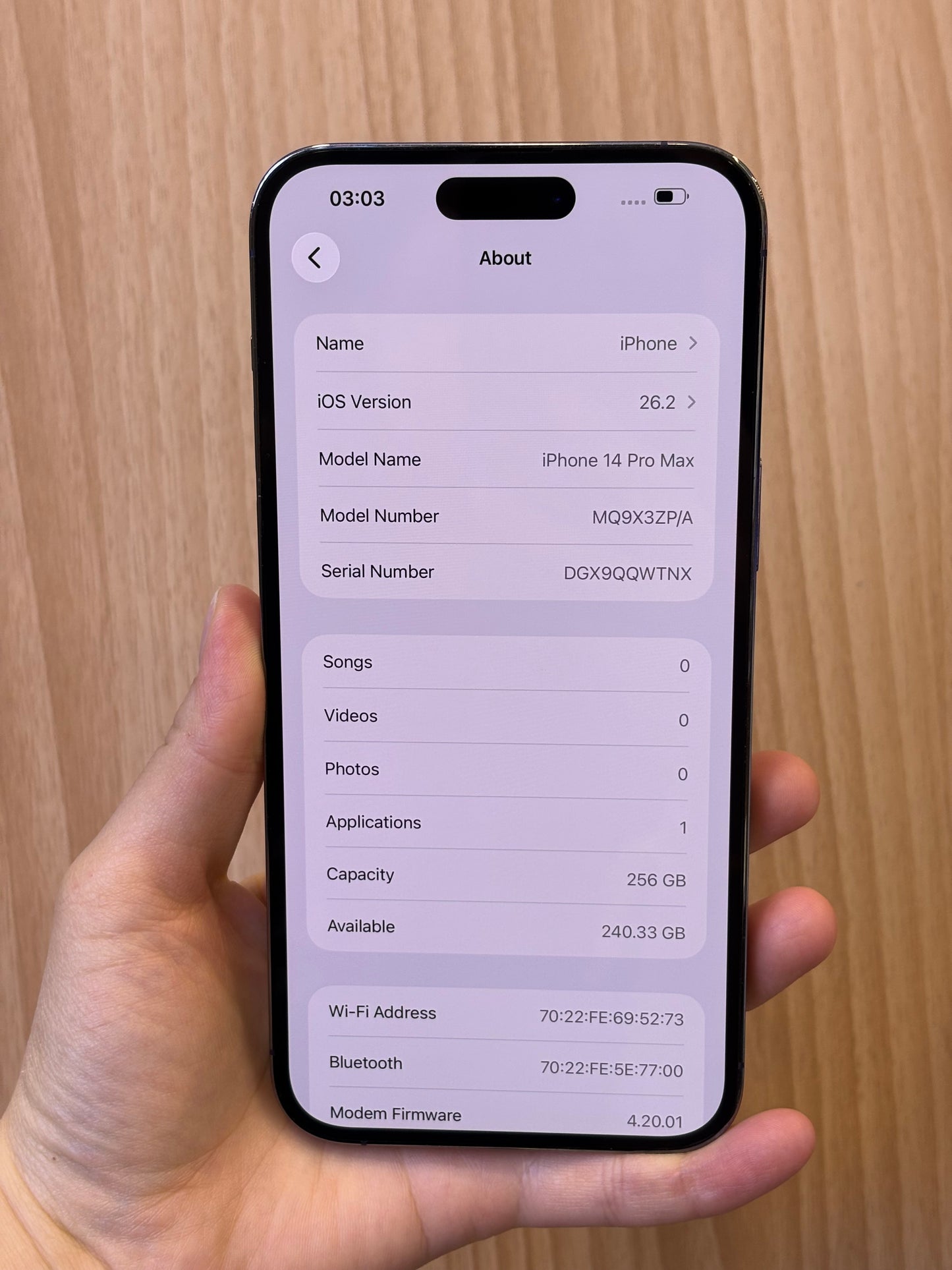 iPhone 14 Pro Max, 256GB (Grade B) *30319