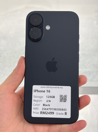 iPhone 16, 128GB (Grade B) *06843