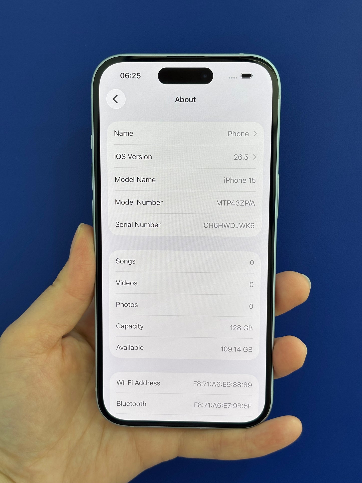 iPhone 15, 128GB (Grade A) *31578
