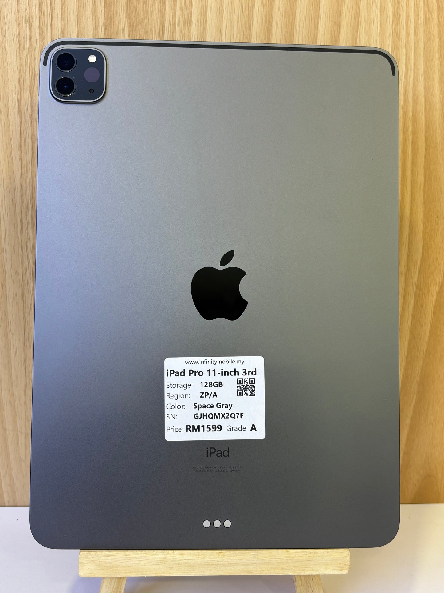 iPad Pro 11-inch 3rd Wi-Fi, 128GB (Grade A) *X2Q7F