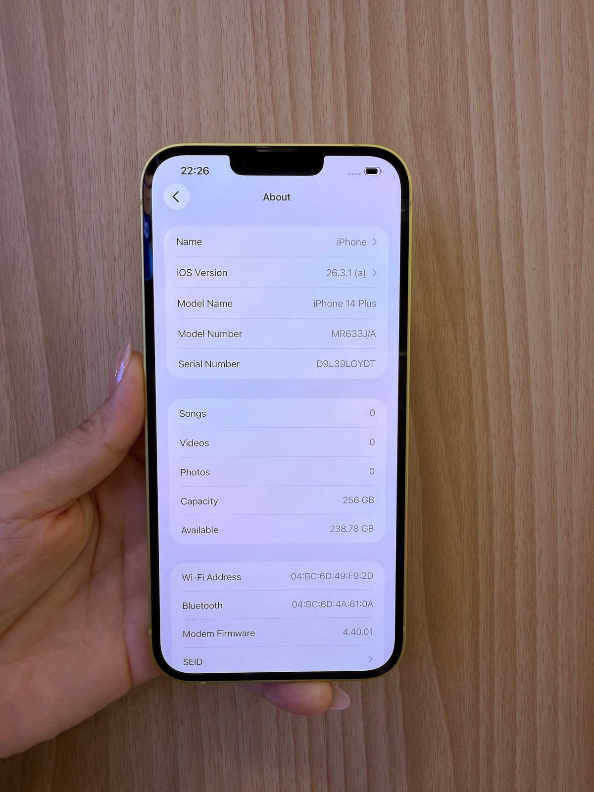 iPhone 14 Plus, 256GB (Grade A) *48724