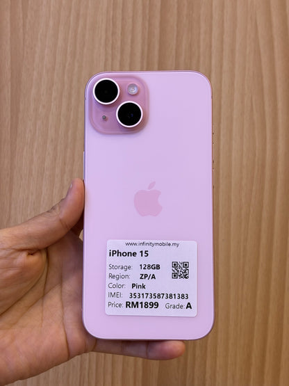 iPhone 15, 128GB (Grade A) *81383