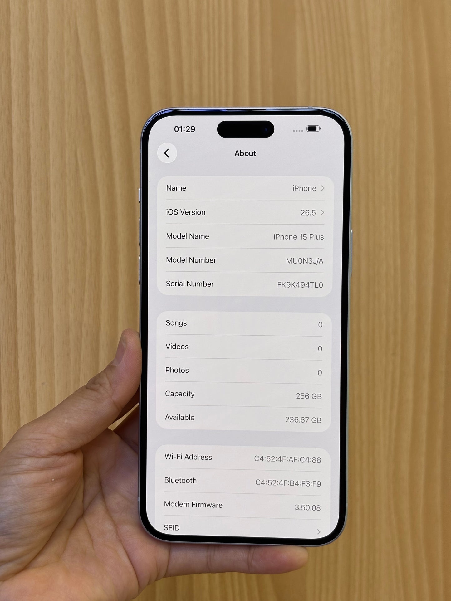 iPhone 15 Plus, 256GB (Grade A) *34731