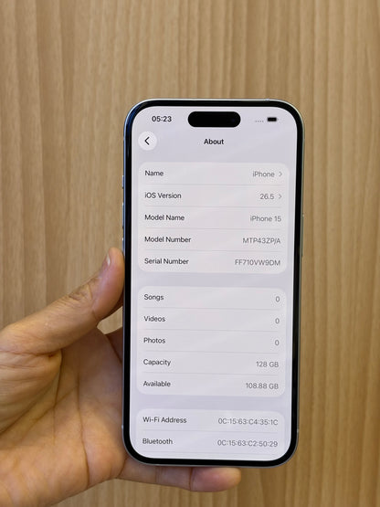 iPhone 15, 128GB (Grade A) *33947