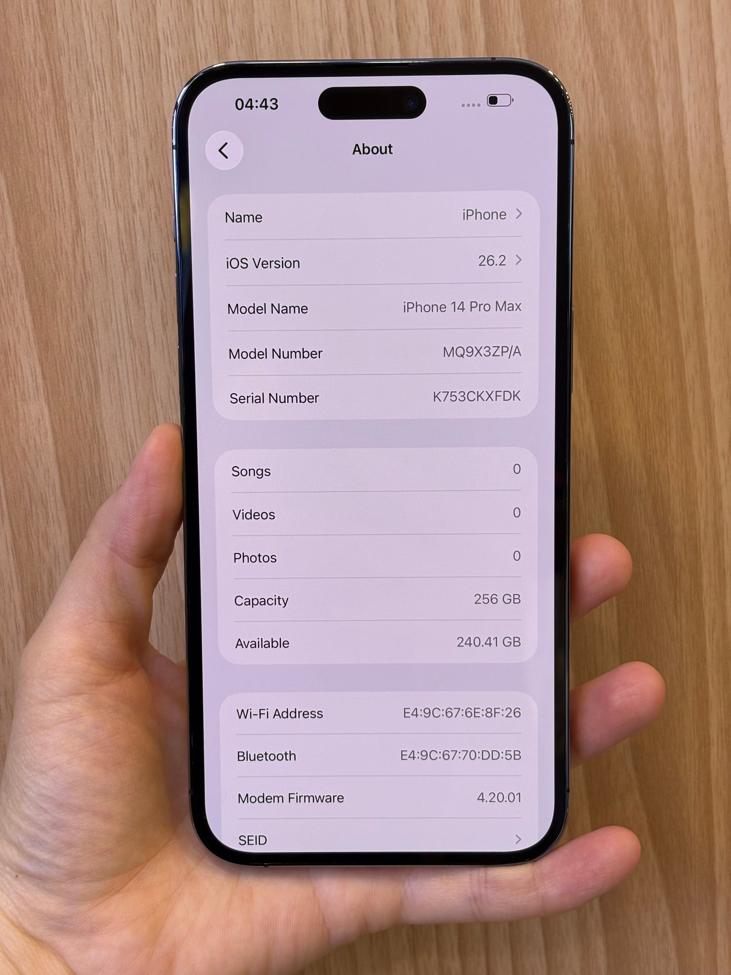 iPhone 14 Pro Max, 256GB (Grade A) *81871