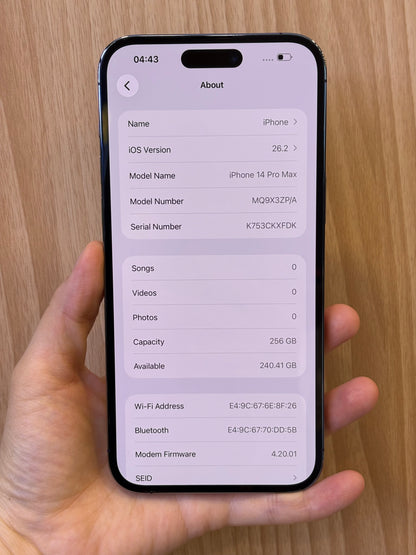 iPhone 14 Pro Max, 256GB (Grade A) *81871