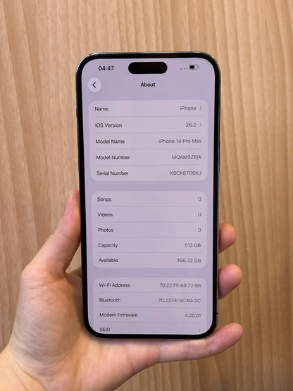 iPhone 14 Pro Max, 512GB (Grade A) *19593