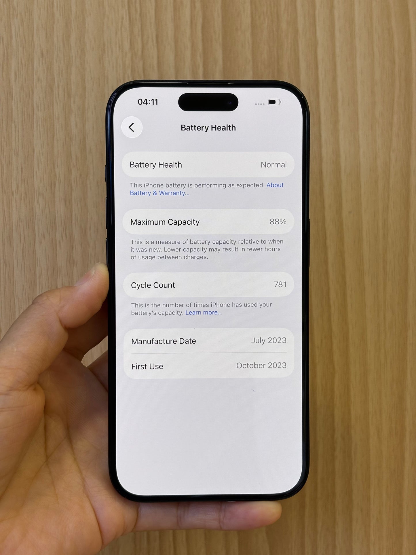 iPhone 15 Pro, 128GB (Grade A) *63818