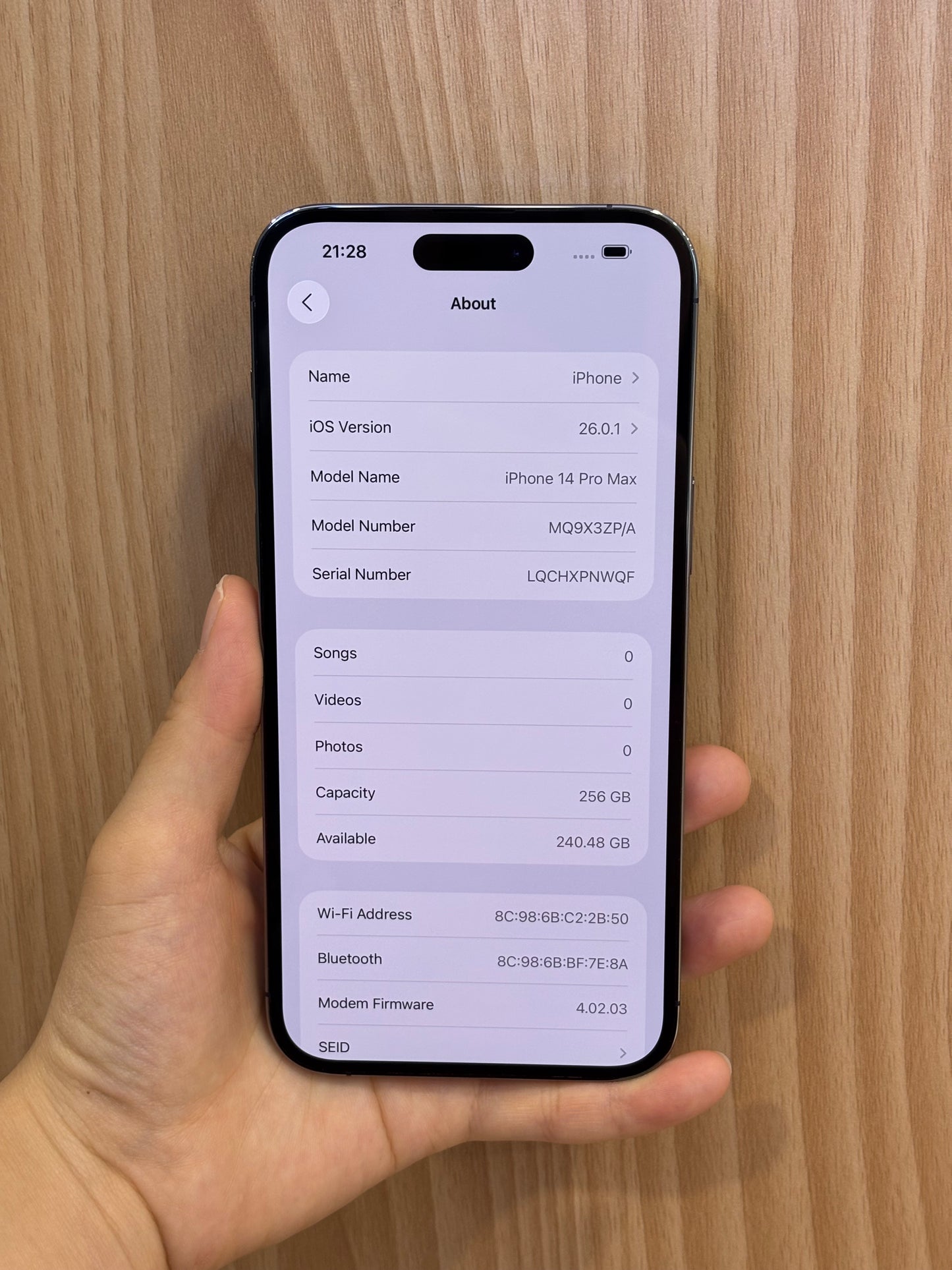 iPhone 14 Pro Max, 256GB (Grade B) *83951