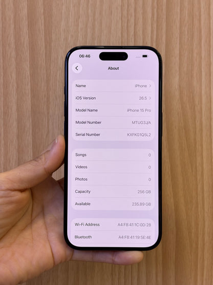 iPhone 15 Pro, 256GB (Grade A) *13836
