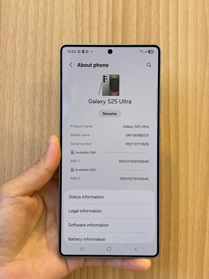Samsung S25 Ultra, 512GB (Grade A) *05849