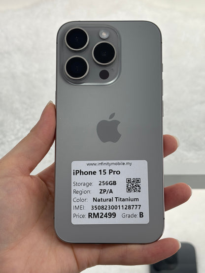 iPhone 15 Pro, 256GB (Grade B) *28777
